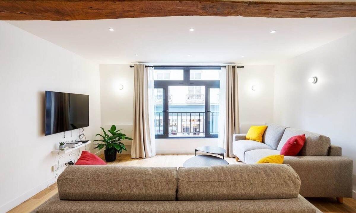 Bonne-Nouvelle Apartment | 1. APARTEMENT PARIS CENTRE 60m2 3 beds - 2/6 pers. Air conditioning