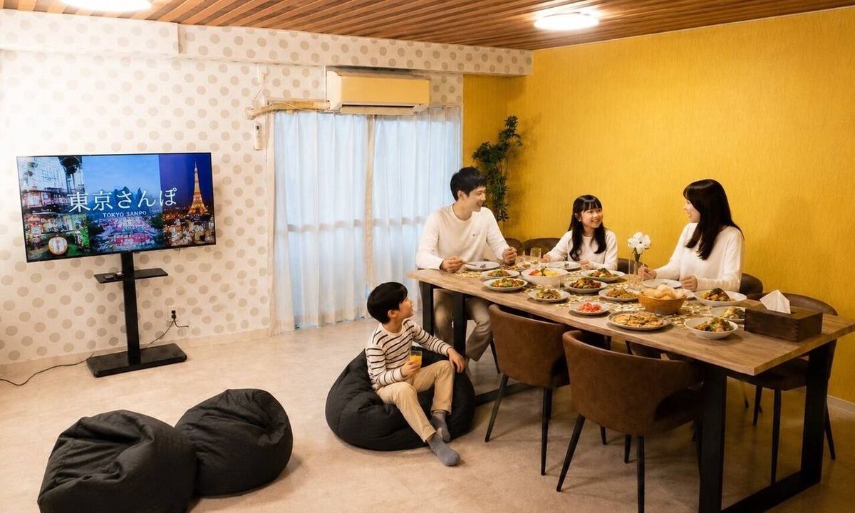 Kabukicho Apartment | 202-Dot Room ｜8 ppl | Custom Queen Bunk Beds｜Golden Gai & Kabukicho | 42㎡