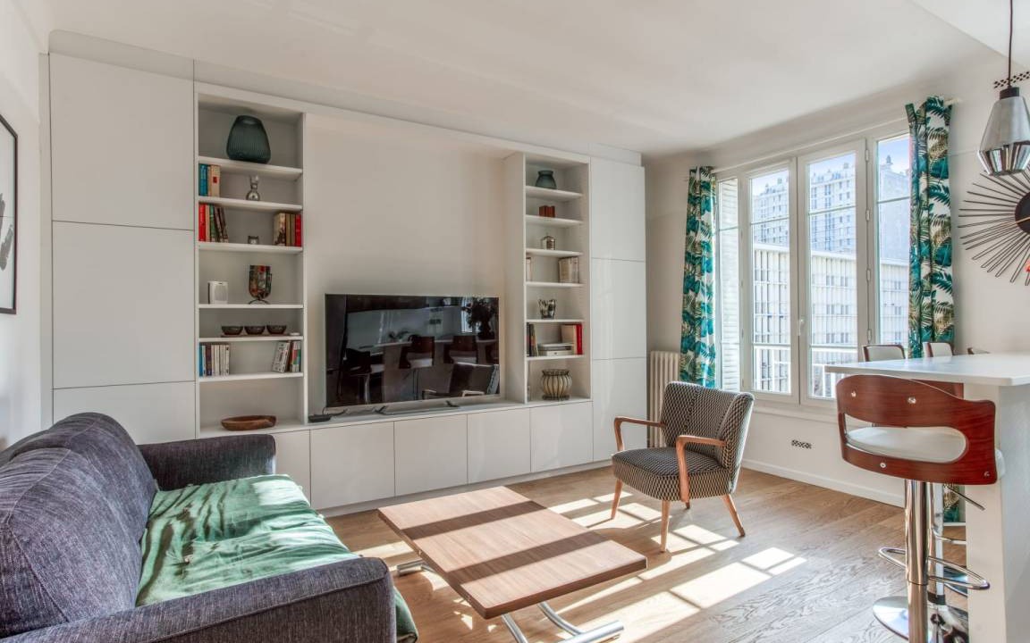 Republique–Point-du-Jour Apartment | 40 m² Apartment ∙ 1 bedroom ∙ 2 guests