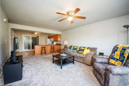 Morgantown Apartment | 5 Min Walk to WVU Hosp Stadium