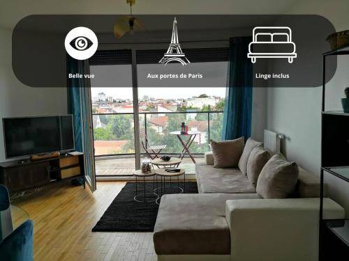 Petit-Colombes Apartment | 67 m² Apartment ∙ 1 bedroom ∙ 4 guests