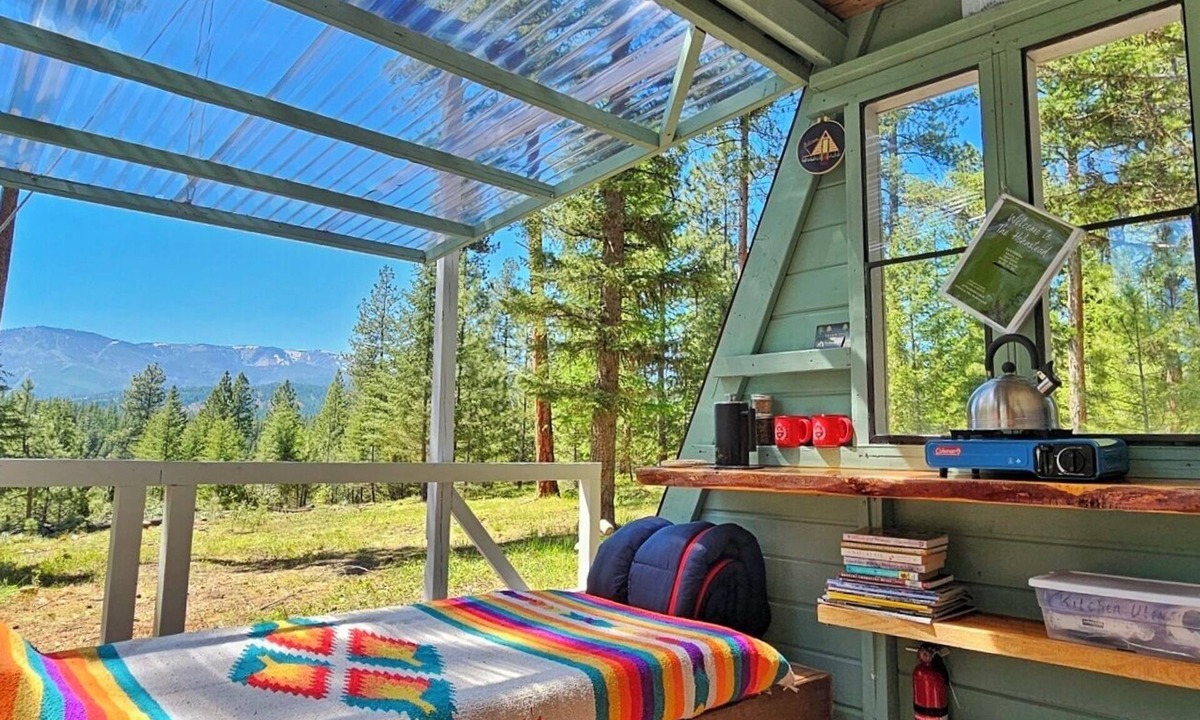 Missoula Cabin | A-Frame Glamping. Stargazing Near Missoula