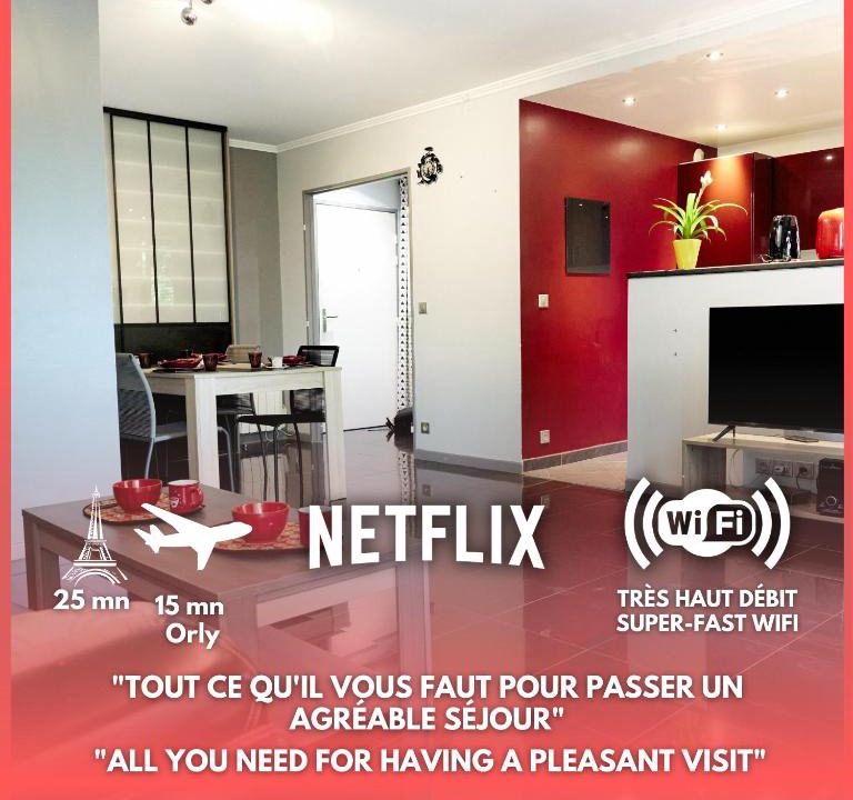Choisy-le-Roi Apartment | Appartement located at 15 mn from Paris & Orly