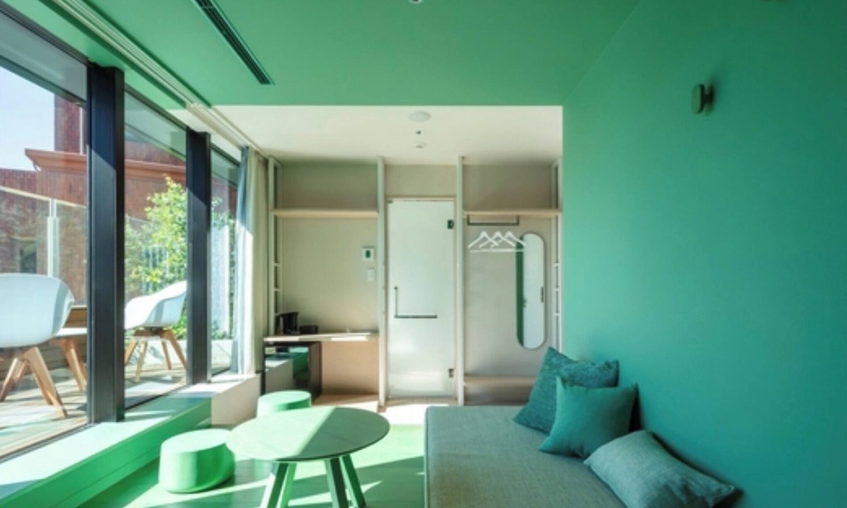 Iidabashi Hotel | Balcony Room Green Standard Plan Breakfast not /Chiyoda Ward Tokyo