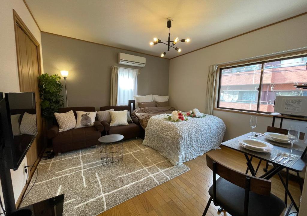 Honmachi Apartment | Best Shinjuku Modern Full-furnished Apartment1 ONLY 2min to Shinjuku by Train