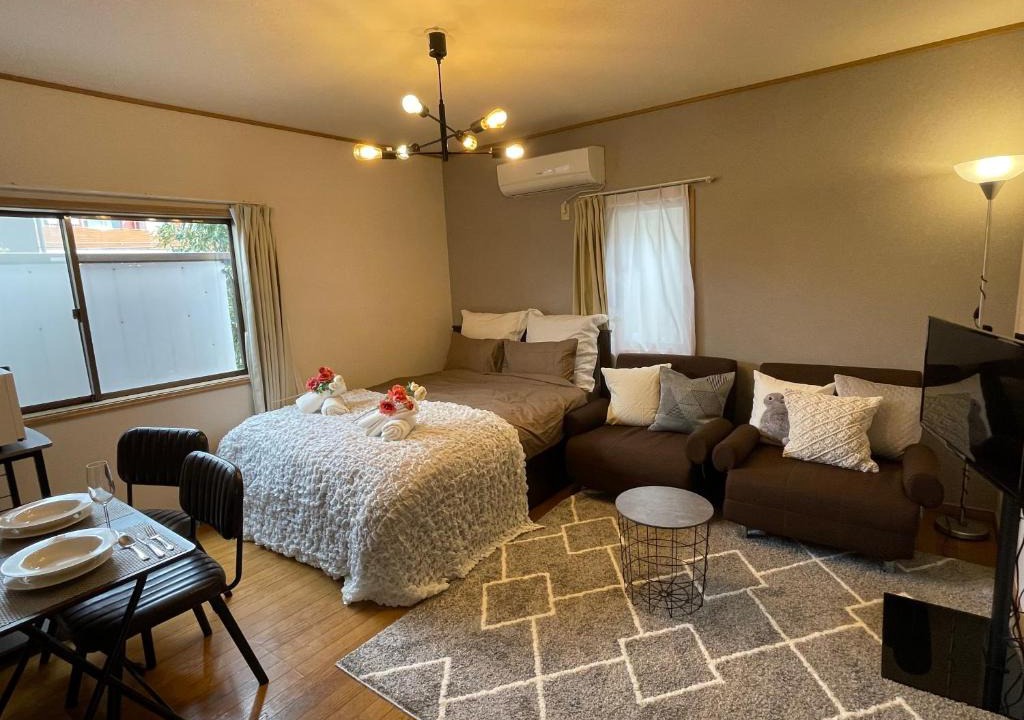 Honmachi Apartment | Best Shinjuku Modern Full-furnished Apartment2 ONLY 2min to Shinjuku by Train