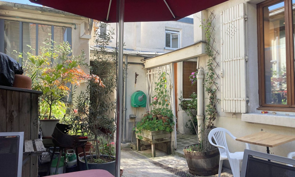 20th Arrondissement Apartment | Charming ground floor studio on quiet courtyard.