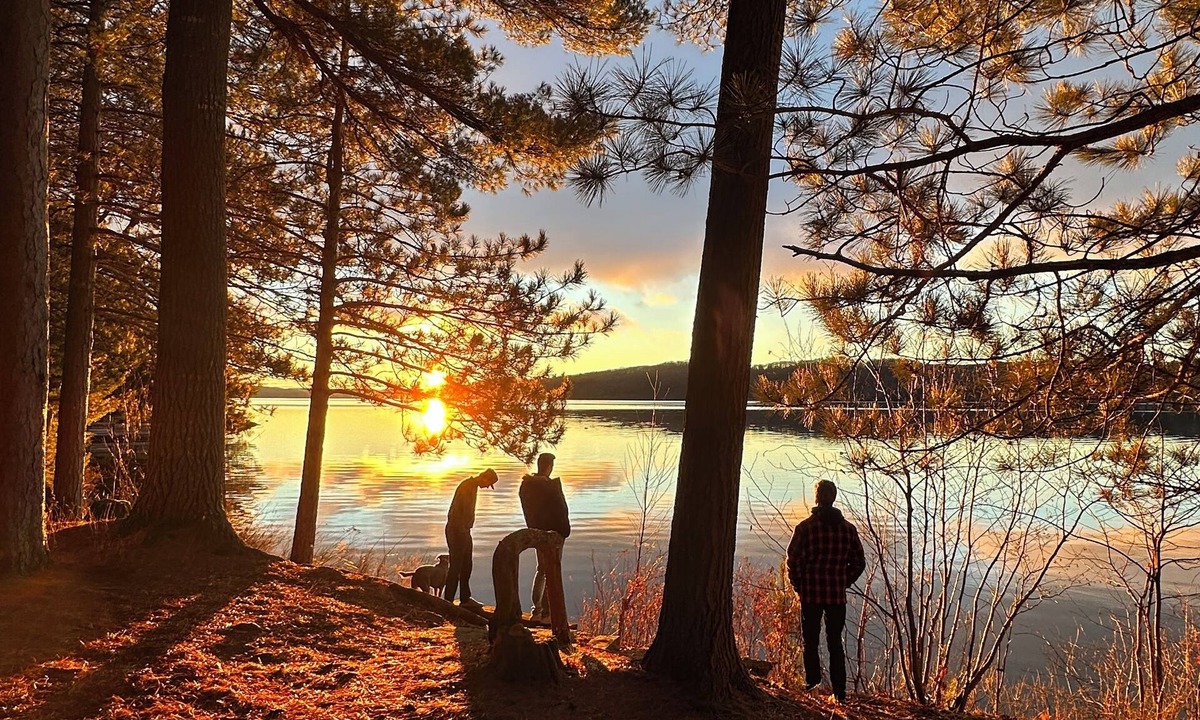 Dwight Cottage | Charming lakefront cottage with private dock, stunning sunsets & cozy wood stove
