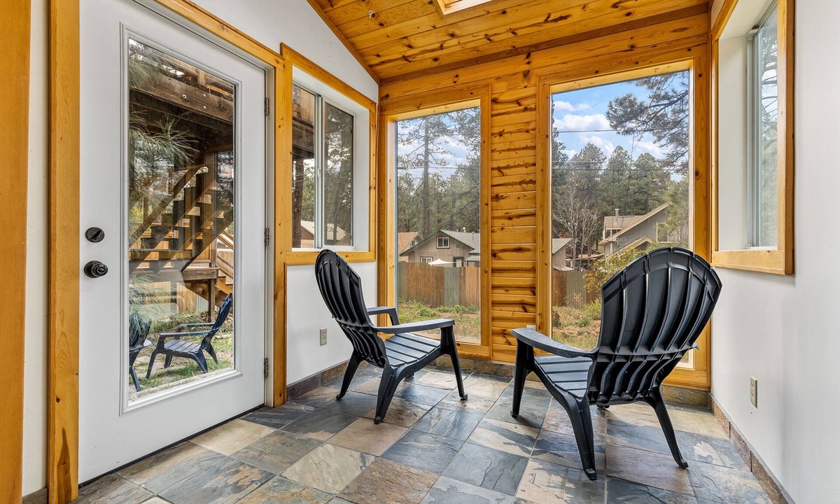 Mountainaire House | Charming Retreat with Sunroom & Spacious Deck