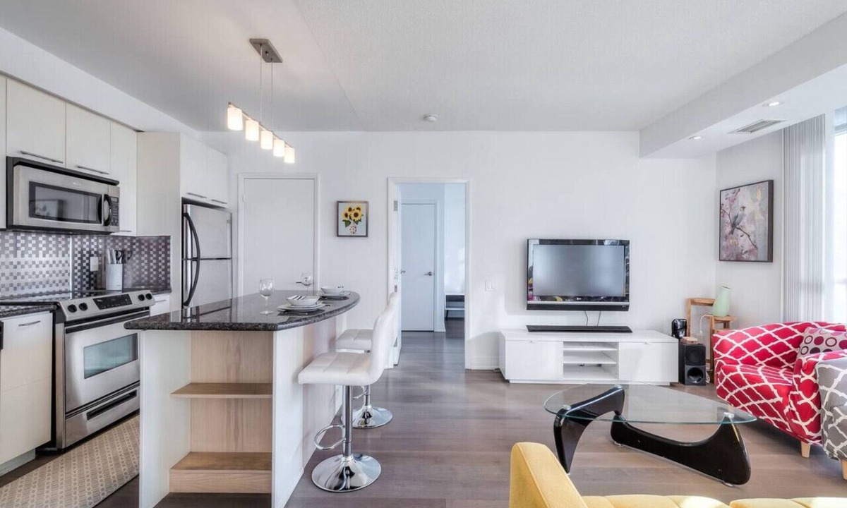 Church and Wellesley Condo | Chic 2BR Condo w/City Views, Balcony & WiFi