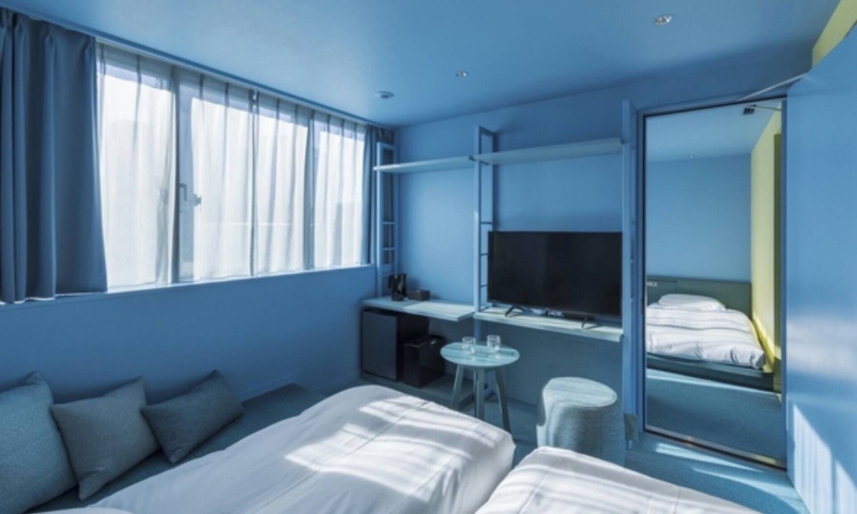Iidabashi Hotel | Connecting Room B Light Blue Standard Plan Brea/Chiyoda Ward Tokyo