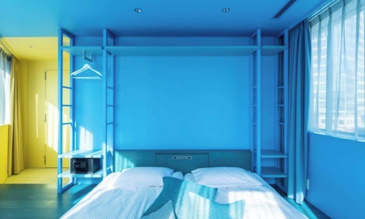 Iidabashi Hotel | Corner Room Light Blue Standard Plan Breakfast /Chiyoda Ward Tokyo