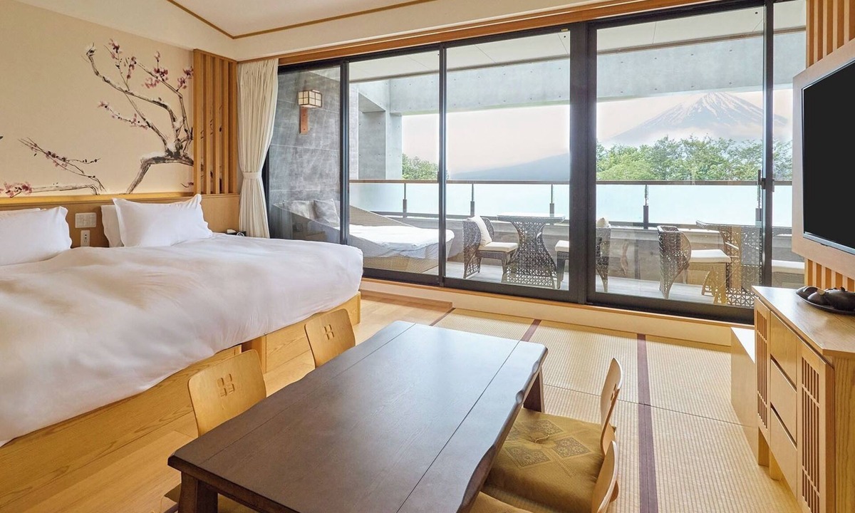 Oishi Hotel | Deluxe JapaneseWestern Room Mt Fuji View OpenAir Bath Included Room only/Minamitsuru-gun Yamanashi