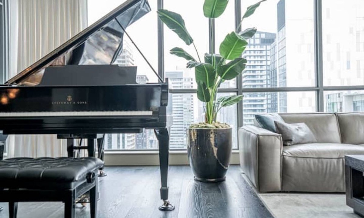 Fashion District Apartment | Designer Penthouse with Grand Piano & Lake Views