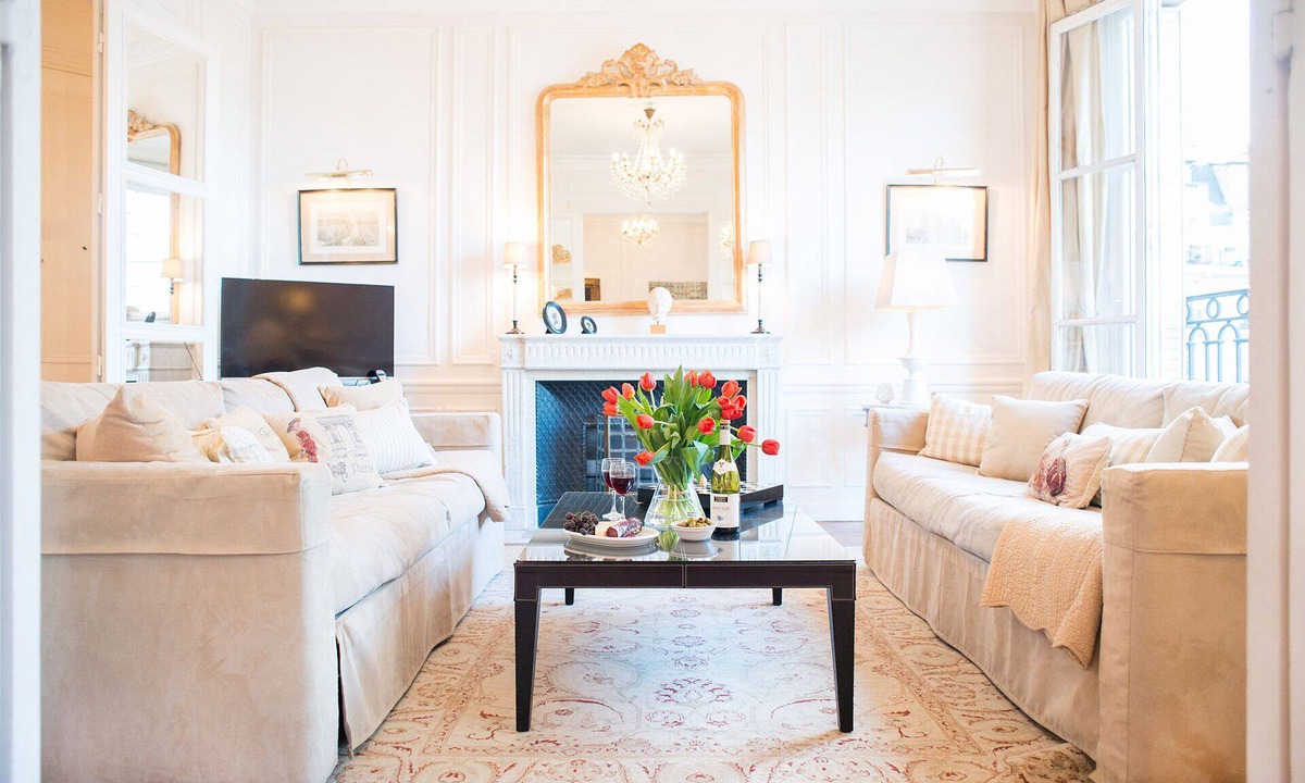 Quartier du Gros-Caillou Apartment | Experience Opulent Parisian Living with Twinkling Eiffel Views