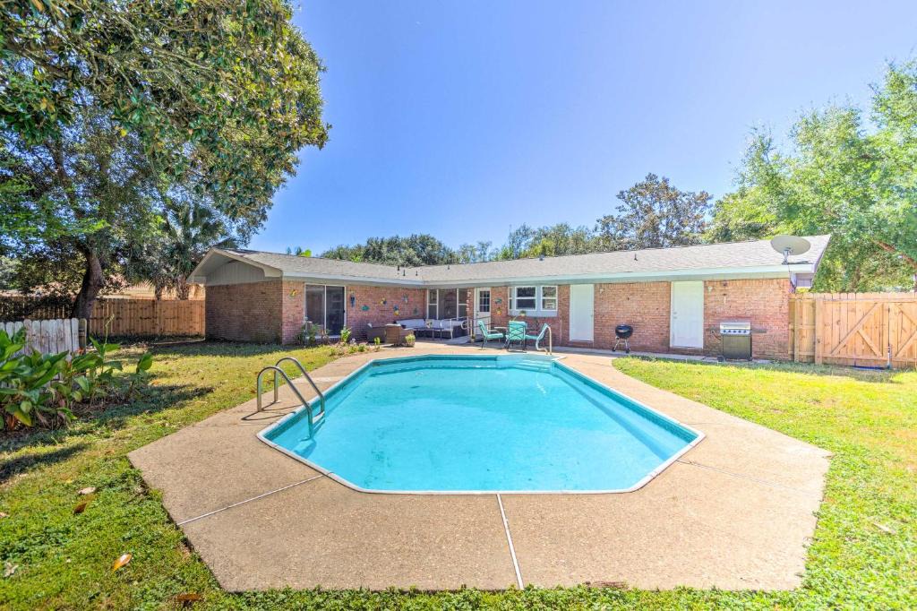Fort Walton Beach House | Family Home with Private Pool and Fenced Yard!