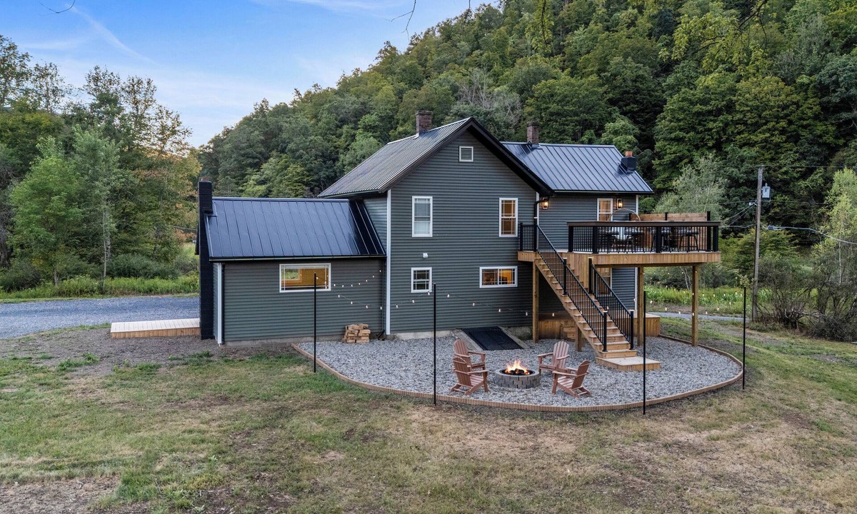 Emporium House | Farmhouse with stocked trout stream tucked in the hills of Cameron County!