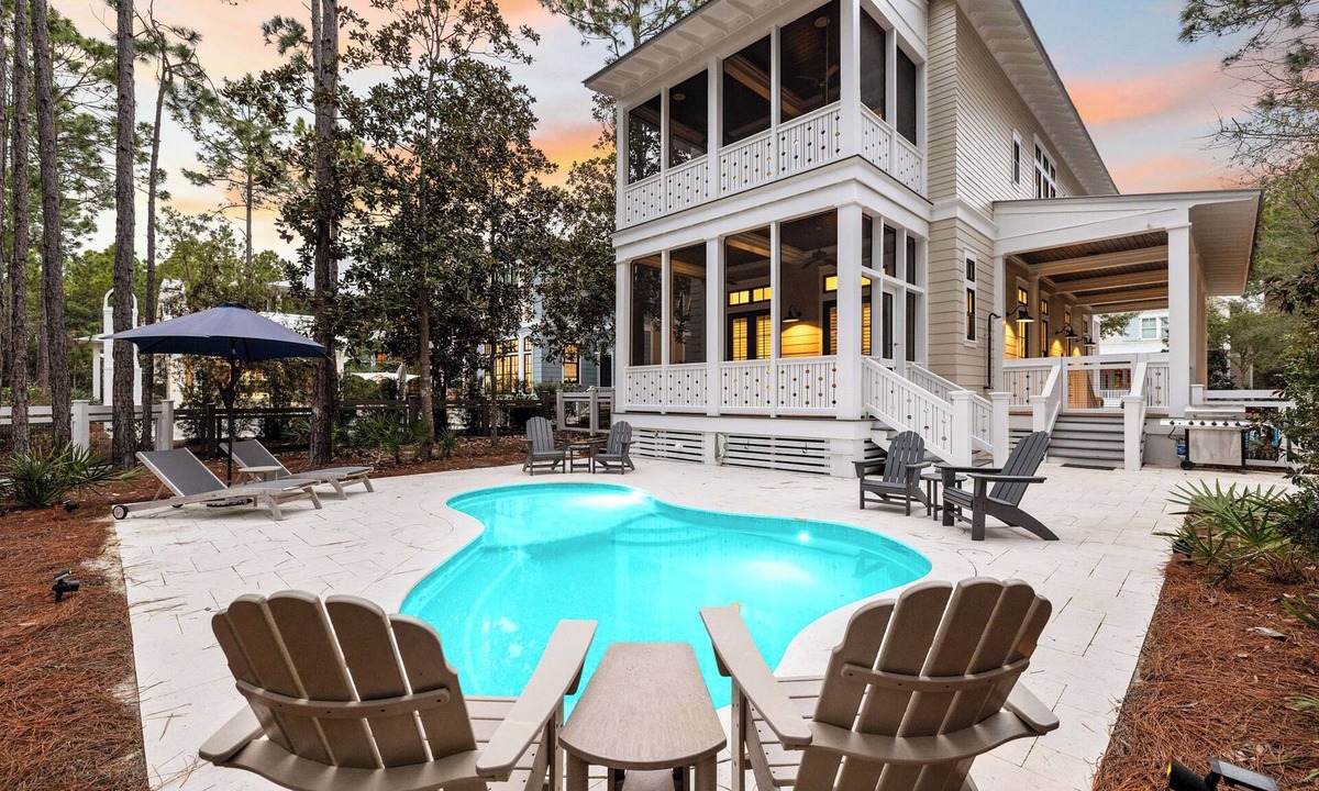 Forest District House | Forever Faithful|Private Community Beach Access|Watercolor Home w/Private Pool