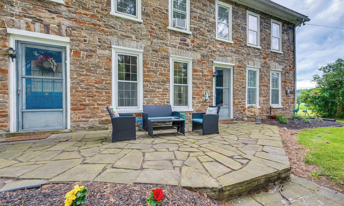 Antes Fort House | Historic Home on Farm, 15 Mi to Williamsport!