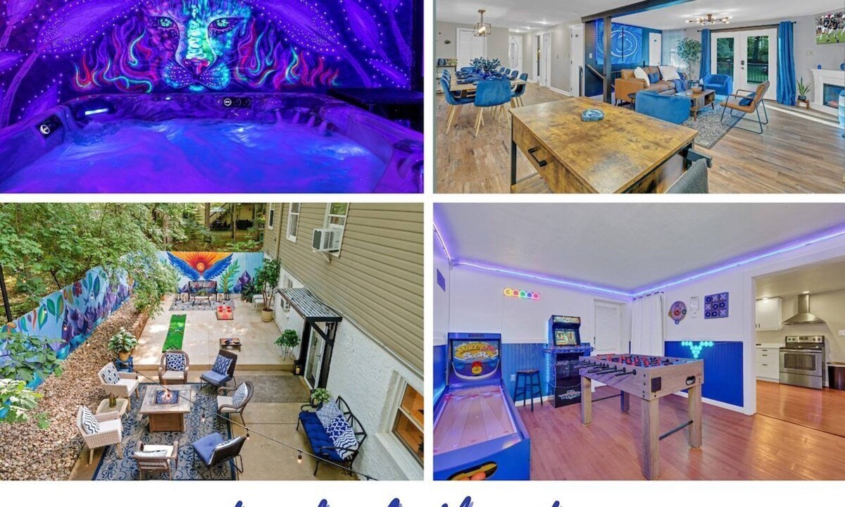 Park Forest Village House | *Hot Tub*Game Room*Outdoor Kitchen*Bar