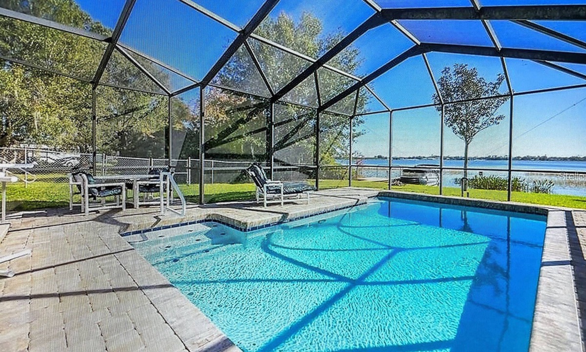 Winter Haven House | Lake Shipp House with pool and dock on the water