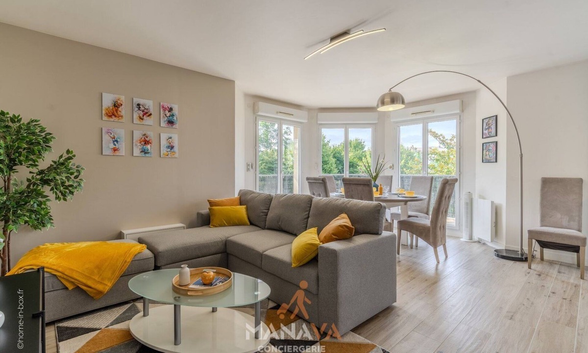 Montevrain Apartment | Le Bora, 6 guest, 10 min Disneyland Paris