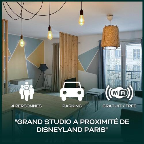 Bailly-Romainvilliers Apartment | Le Delta Bailly - Appartement pour 4 personnes Disneyland Paris