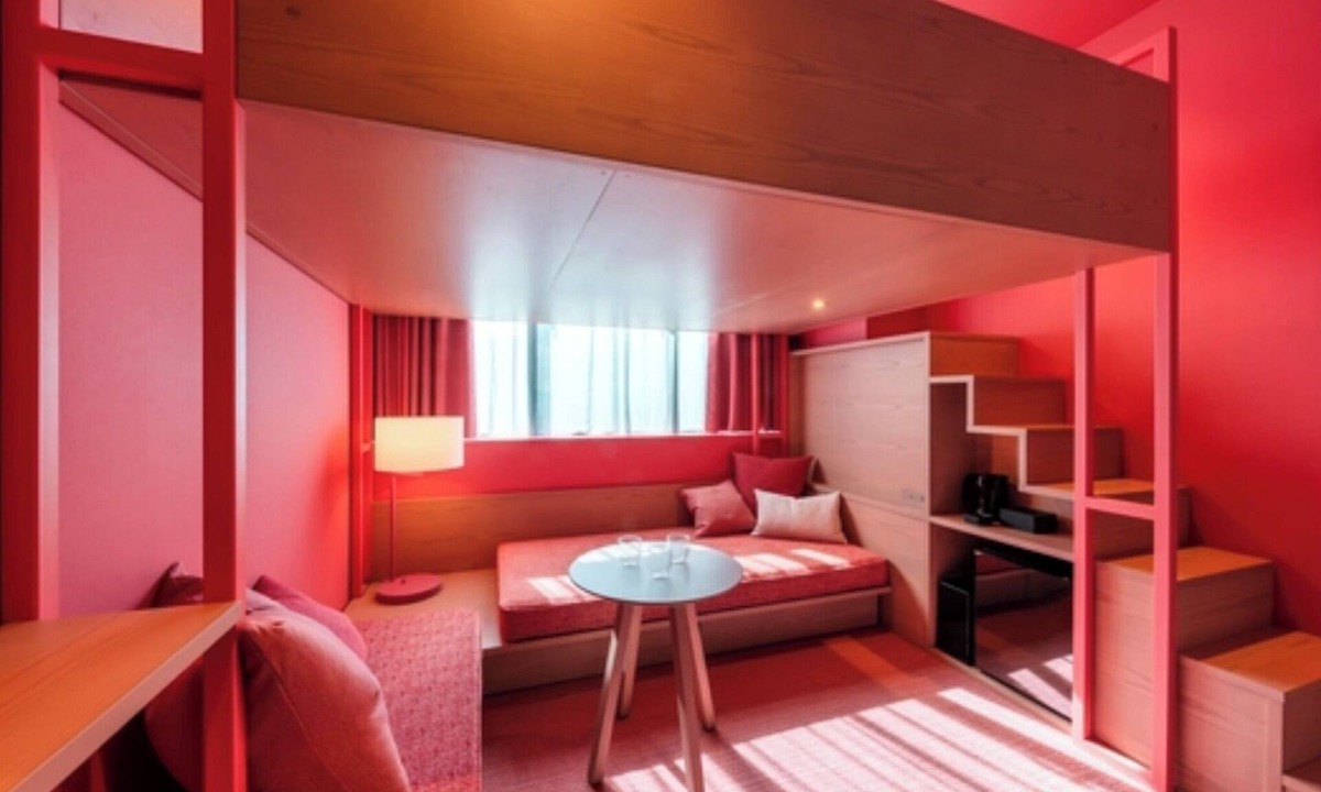 Iidabashi Hotel | Loft Room A Pink Standard Plan Breakfast not in/Chiyoda Ward Tokyo