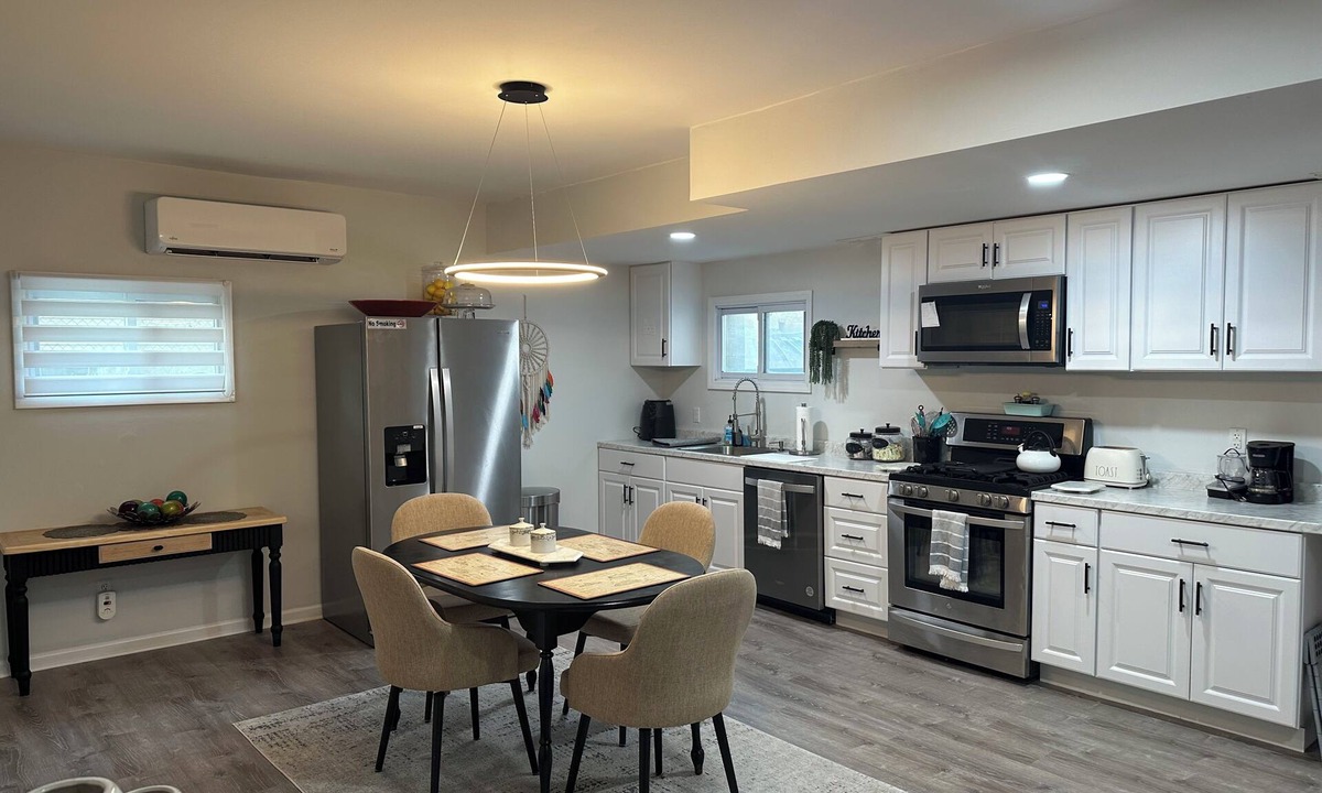 Long Branch House | Modern beach apartment 1.0 mile to the beach.