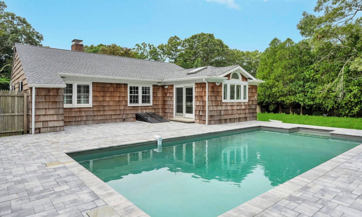 North Sea House | Modern Southampton Retreat with Private Pool & Lush Outdoor Oasis