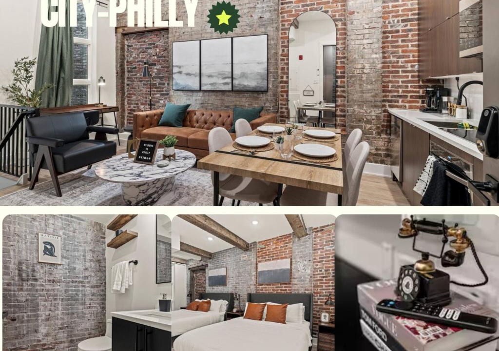 Old City Apartment | New Townhouse Sleep 4 Old City Walk to Everything!