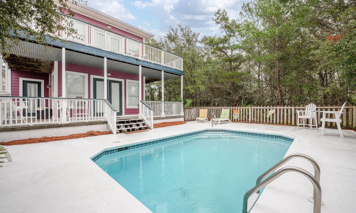 Village of Sugar Beach House | Newly Remodeled Downstairs! Pet Friendly! Heated Private Pool! Near Beach!