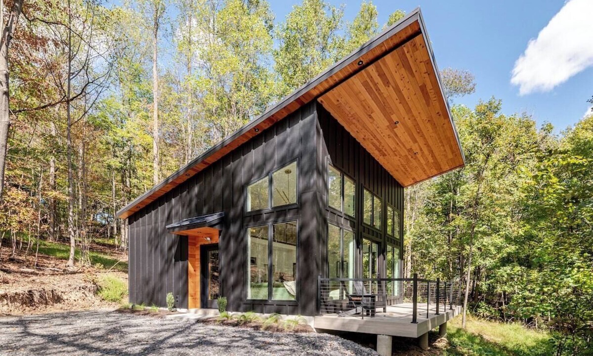Mifflintown Cabin | Nordic Nook: Scandinavian Forest Escape + EV charger