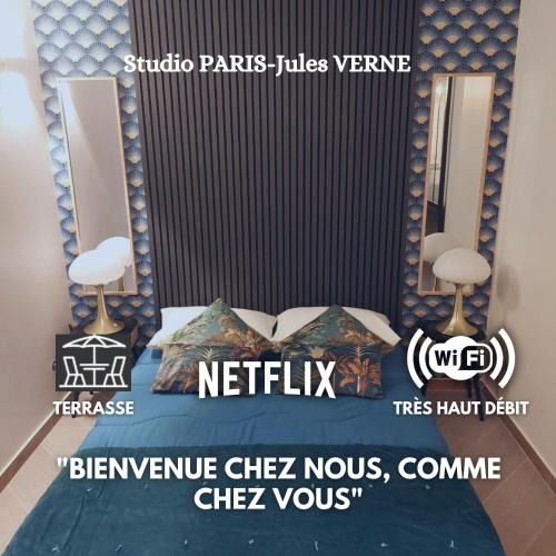 Pantin Apartment | PARIS-JulesVERNE-Bienvenue-Terrasse-Netflix