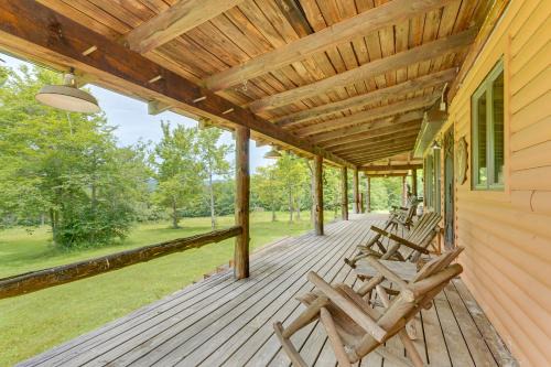Scio House | Pet-Friendly Cabin on 86 Acres in Scio: Fish, Hike