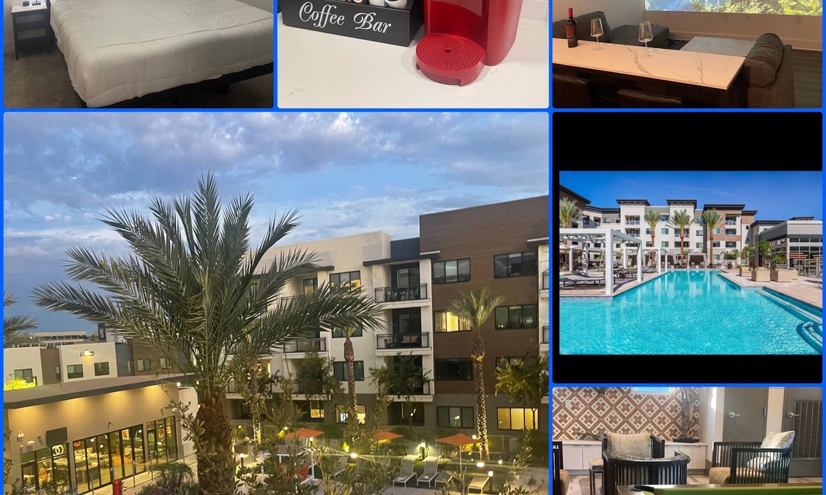 Desert Ridge West Apartment | Pool Side Apartment With Private Cinema in Scottsdale next to the Mayo Clinic