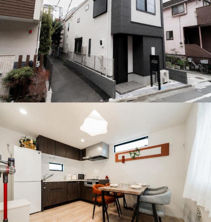 Shinjuku Villa | promotion 新宿别墅 全新3层楼独栋别墅 家的感觉 3卧室1厅 最大7人Brand new 3-story detached villa with a homey feel 3 rooms max 7P 近商圈 设备齐全 直达新宿 银座 涉谷 上野 表参道 品川