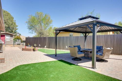 Diamond Valley House | Putting Green & Patio: Central Prescott Home