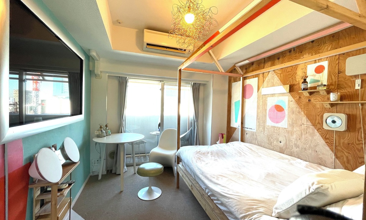 Udagawacho Apartment | QCQCstudio blue 2