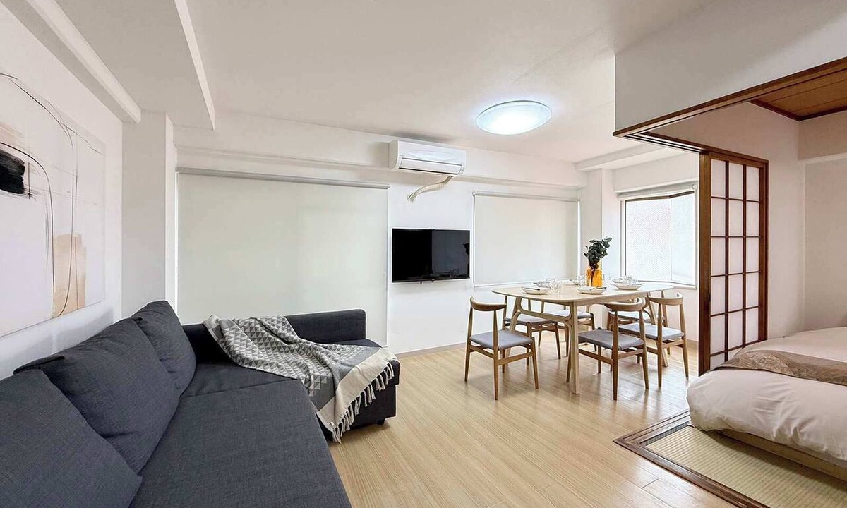 Hiroshima City Centre Apartment | Quiet 3BR Near Downtown Kitchen & Dining Equipped