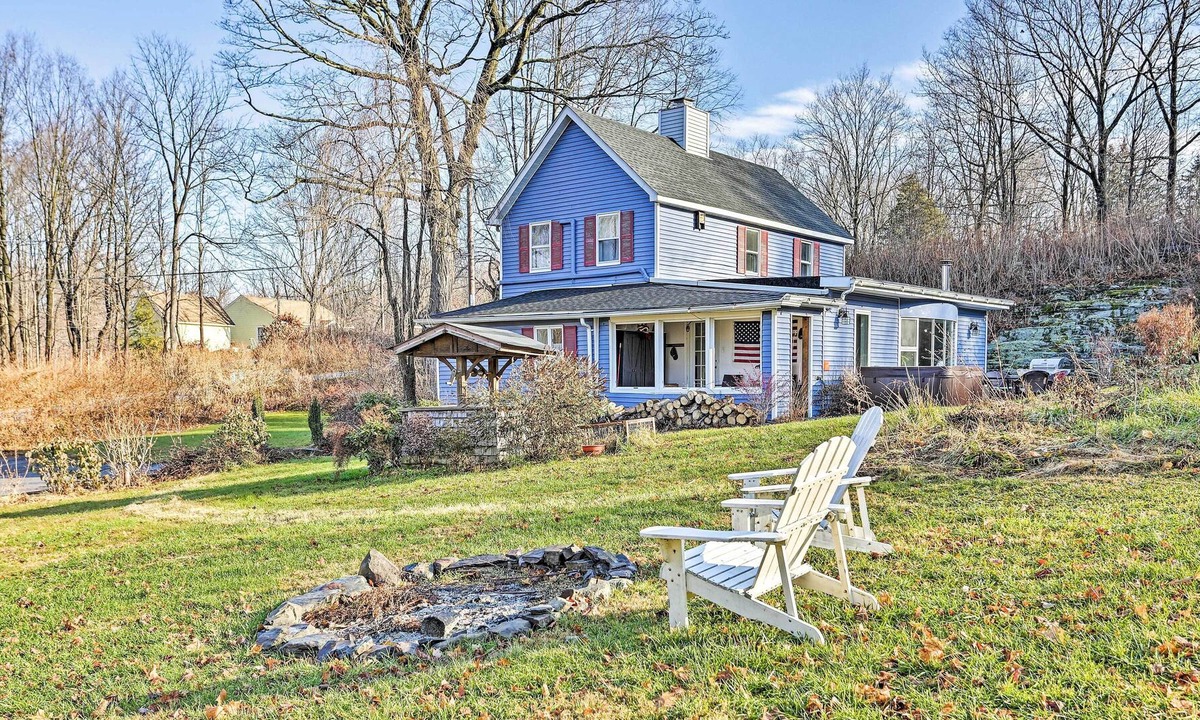 Middle Hope House | Secluded Hudson Valley Hideaway, 6 Mi to Town