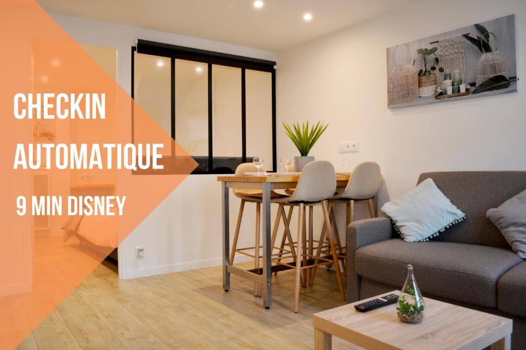 Villeneuve-le-Comte Apartment | Self Checkin Automatique - 9 min Disney - LE ZEN - COSYRENTING