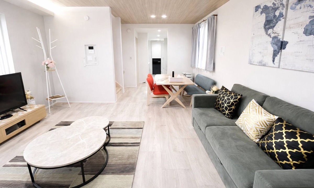Kawaguchi House | Spacious Newly Built 3 Bedroom House with FREE Parking Tokyo Area (Max 8 pax)