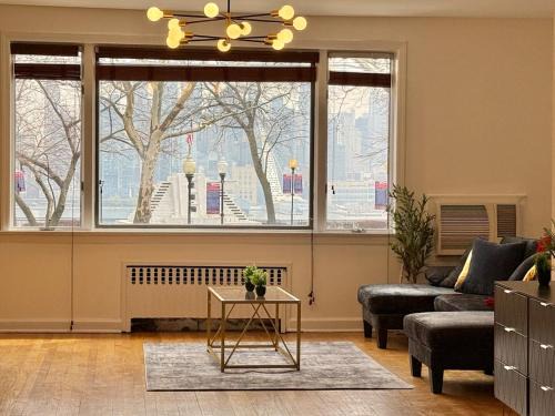West New York Apartment | Spacious with NYC views, washer & dryer