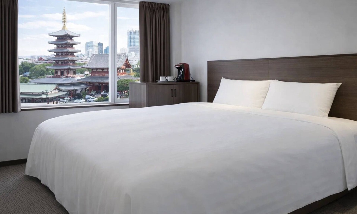 Kaminarimon Hotel | Standard Double Room @Hotel Asakusa Tokyo