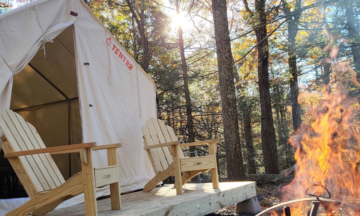 Sparrow Bush RV Rental | Tentrr Signature Site - Shady Pines Campsite