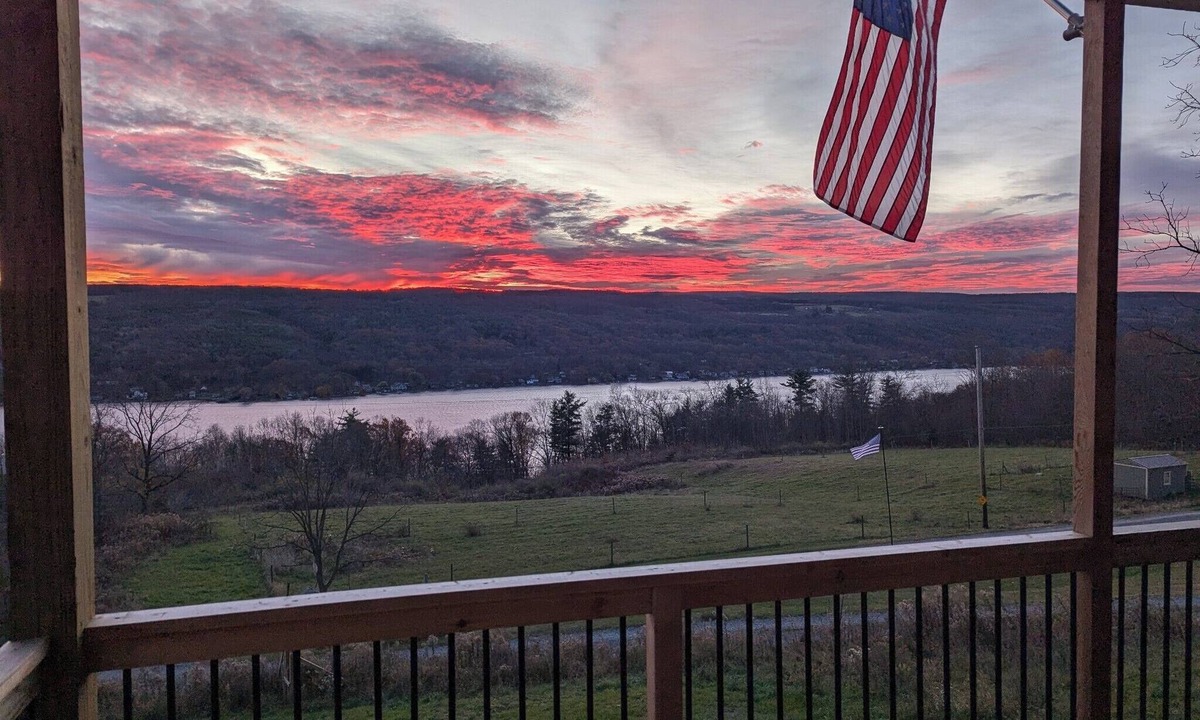 Town of Jerusalem House | The Barn and Barrel on the bluff of Keuka Lake, offering spectacular views!