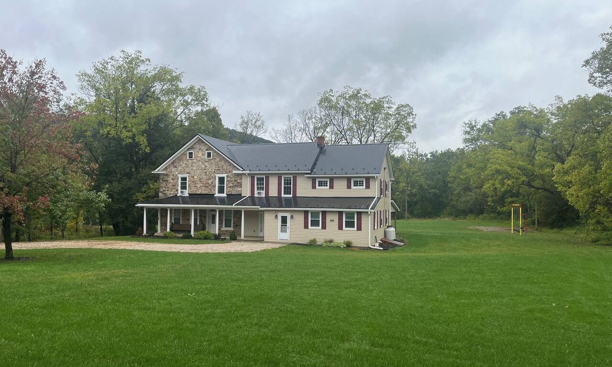 Mifflintown House | The River House: stone section built in 1790, borders the scenic Juniata River!