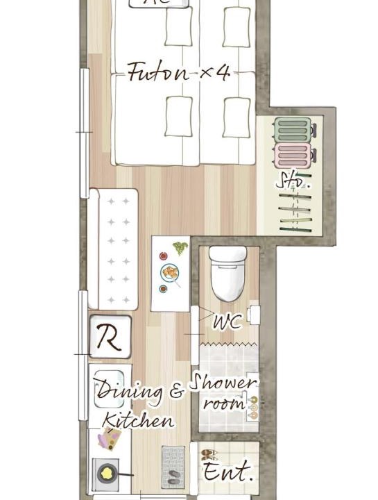 Kitakoiwa Apartment | tkm北小岩1丁目203