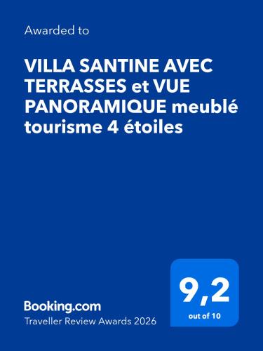 Sainte-Lucie-de-Tallano Villa | VILLA SANTINE AVEC TERRASSES et VUE PANORAMIQUE meublé tourisme 4 étoiles